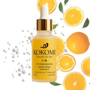 Sérum facial Kokomi Skincare con vitamina C y extracto de perla